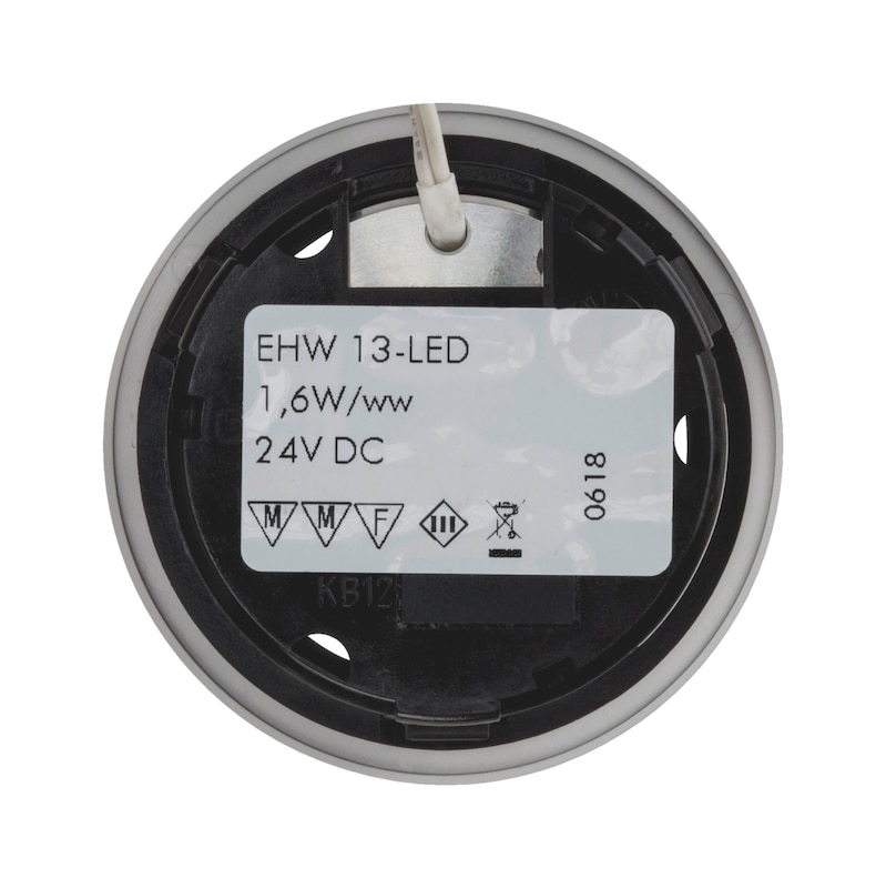 LED-Einbauleuchte EHW 13 zum Einlassen - LEUCHT-LED-EHW13-(CHROM-MATT)-LD2-WW