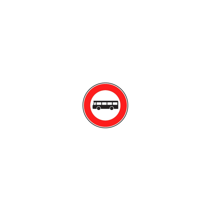 Panneaux de type B - Interdiction / fin d'interdiction / stationnement - PANNEAU B9F 1050MM CL1