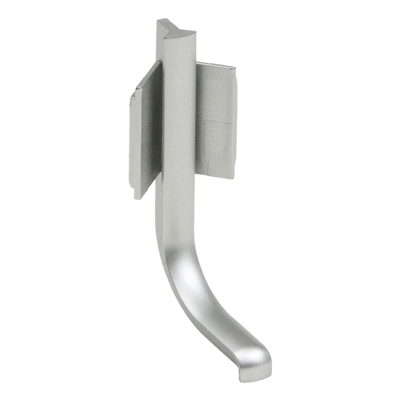 Internal corner For aluminium recessed handle, L shape, horizontal