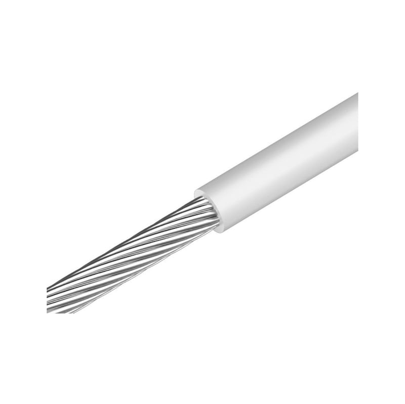 Câble métallique 1 x 19 revêtu de PVC Acier inoxydable A4 - 1