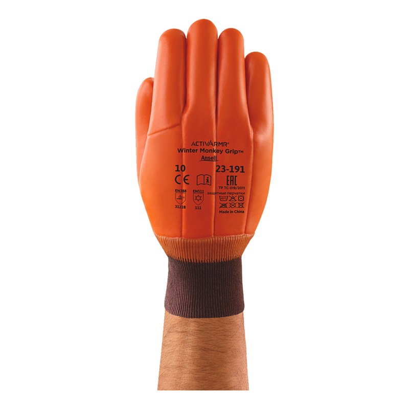 Ansell winter monkey grip gloves cheap
