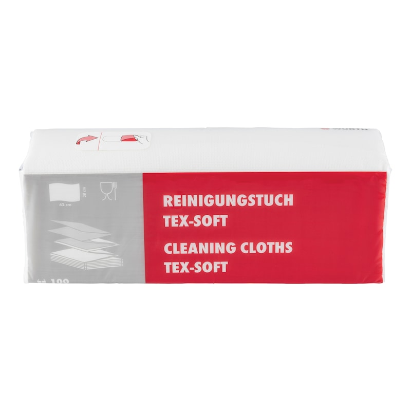 Reinigungstuch Tex-Soft - REINIGTUCH-(TEX-SOFT)-38X42CM-100BL