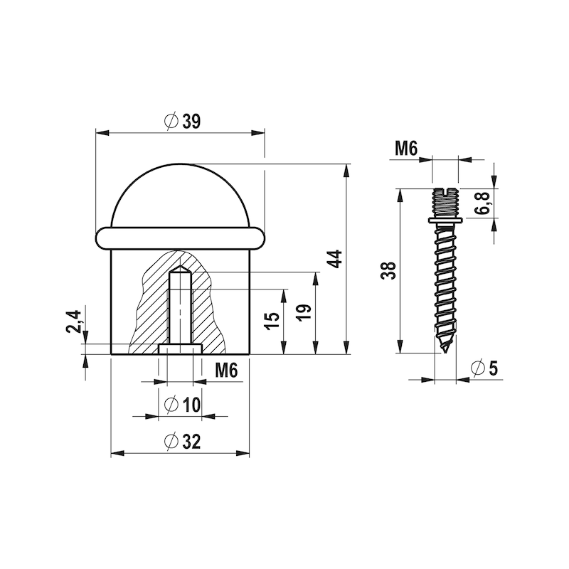 Türstopper Typ B - 2