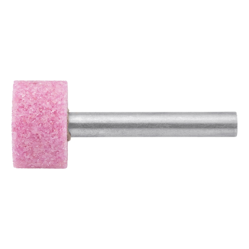 Specially fused alumina sanding tip, pink - SNDTIP-ZY4020-ABRASIVE-SHFTL6-D40-WL20