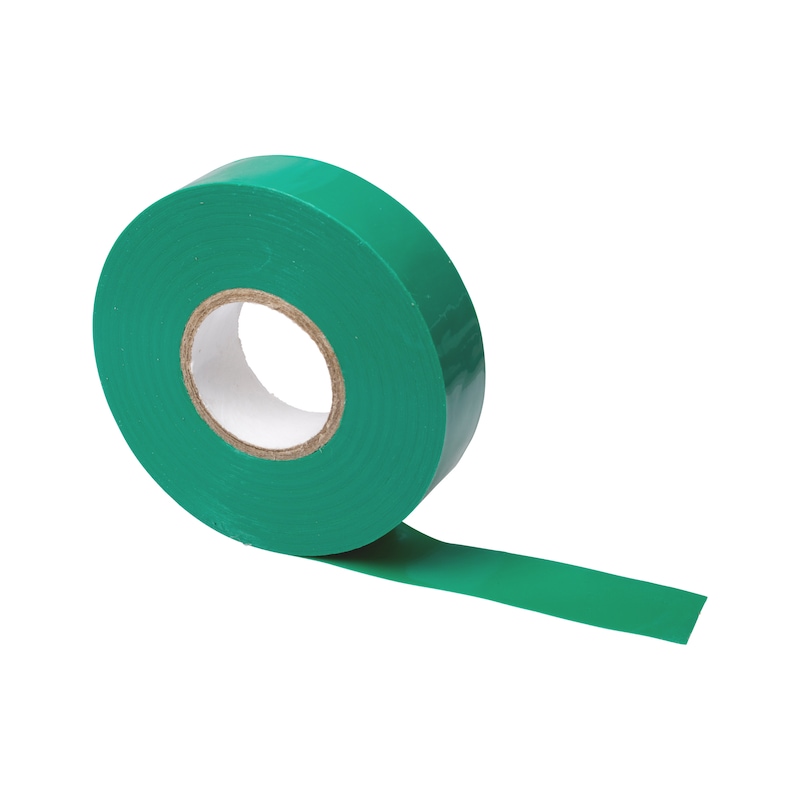 Ruban isolant plastique - PLASTIC INSULATING TAPE GREEN 19MM/25M