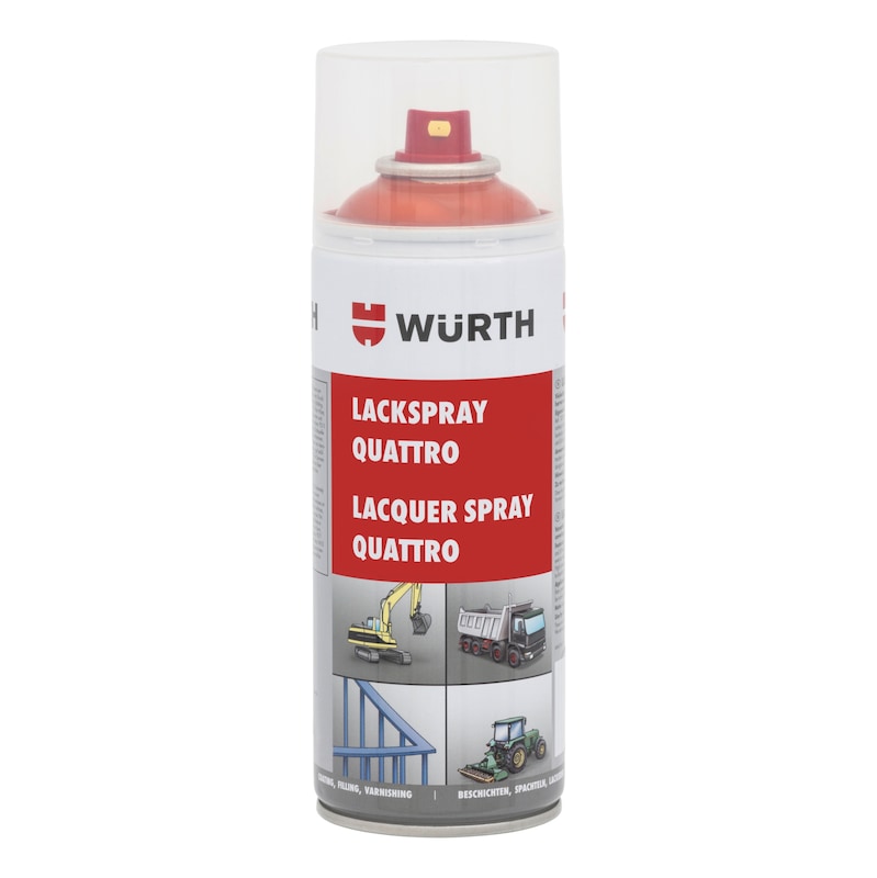 Paint spray Quattro - PNTSPR-QUATTRO-R2001-RED ORANGE-400ML