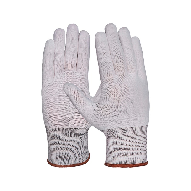 Protective glove, knitted