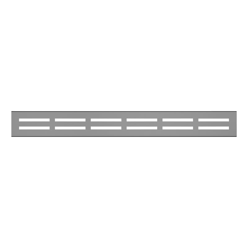 Edelstahlrost Line flach Design 2 für Duschboard Line flach