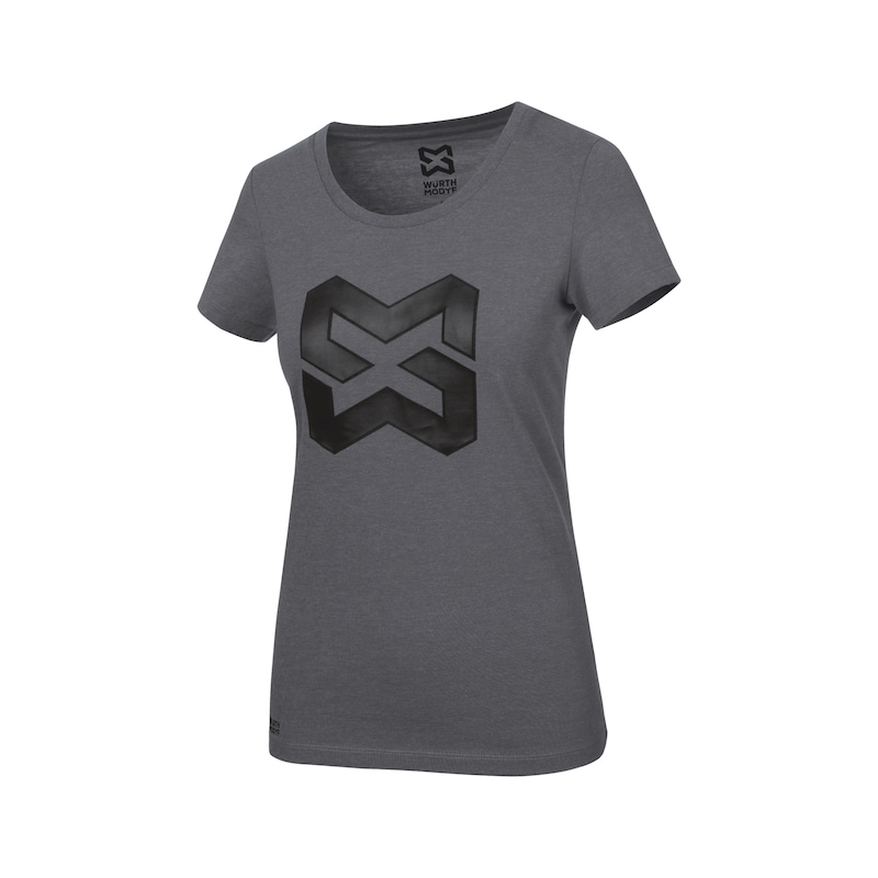 Arbeits T-Shirt Logo IV Damen - T-SHIRT LOGO IV DAMEN ANTHRAZIT XL