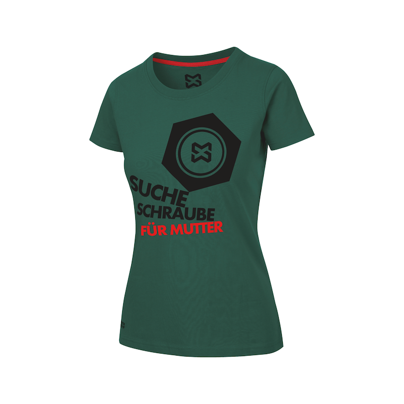 Arbeits T-Shirt Handwerk Damen - T-SHIRT DAMEN SCHRAUBE GRUEN 3XL