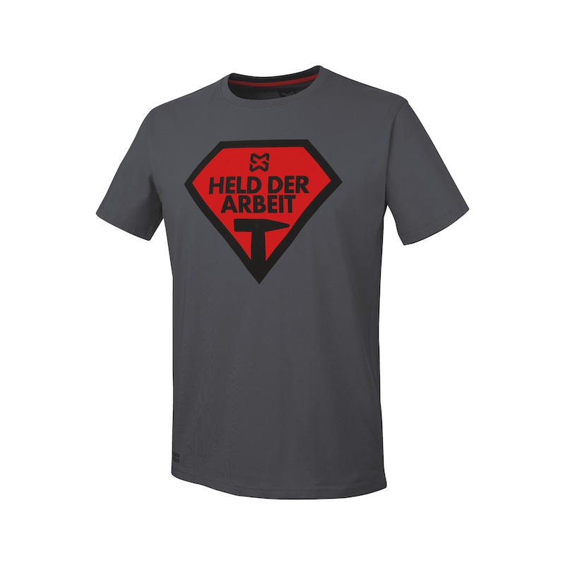 Trade work T-shirt - T-SHIRT MEN HERO ANTHRACITE M