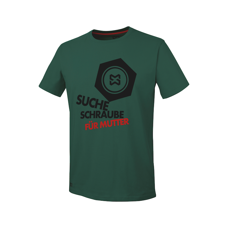 Arbeits T-Shirt Handwerk - T-SHIRT HERREN SCHRAUBE GRUEN S