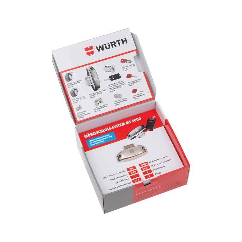 Furniture lock system starter kit MS5000 - 2