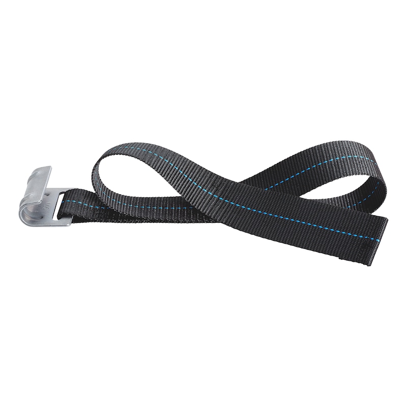 Belt strap With flat hook