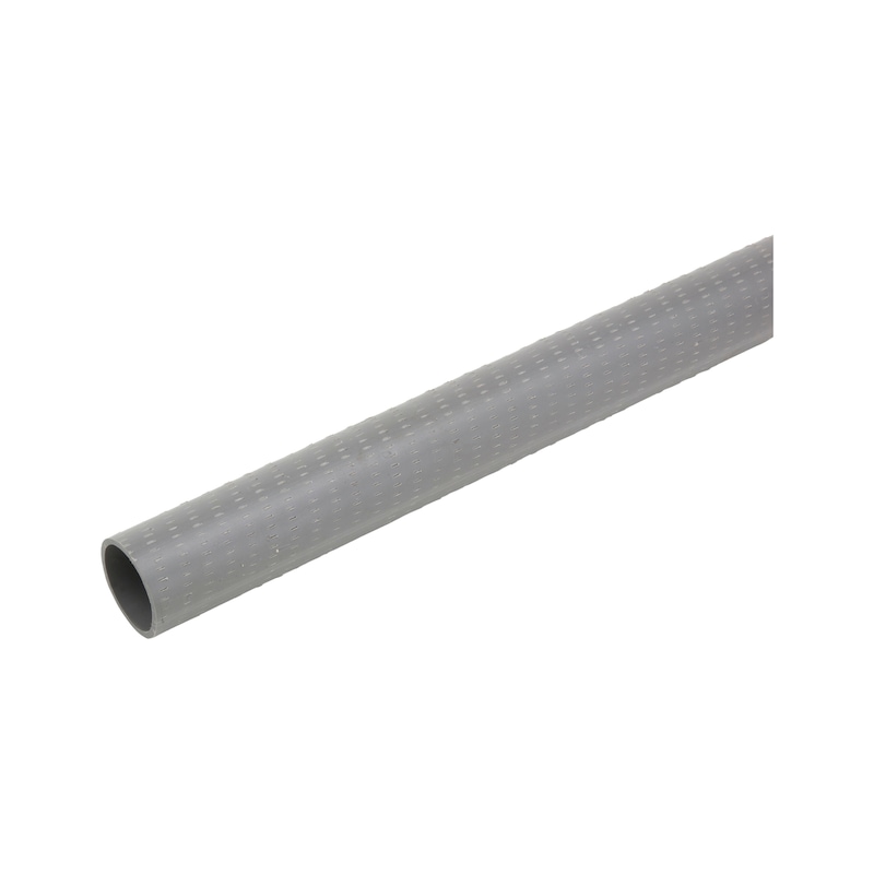 PVC-Vierkant Distanzrohr PVC-Rohr PVC-Vierkant 25 x 25 mit Bohrung Ø 8,5 mm 