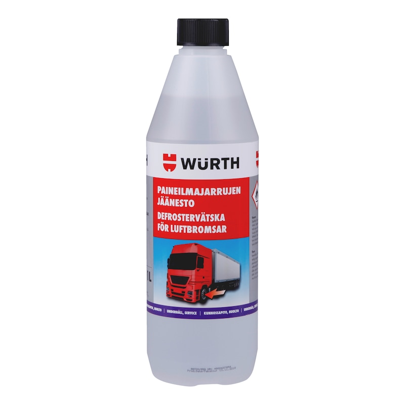 Antifreeze for pneumatic brakes from
