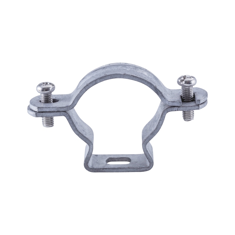Pipe spacer clip, hot-dip zinc-plated