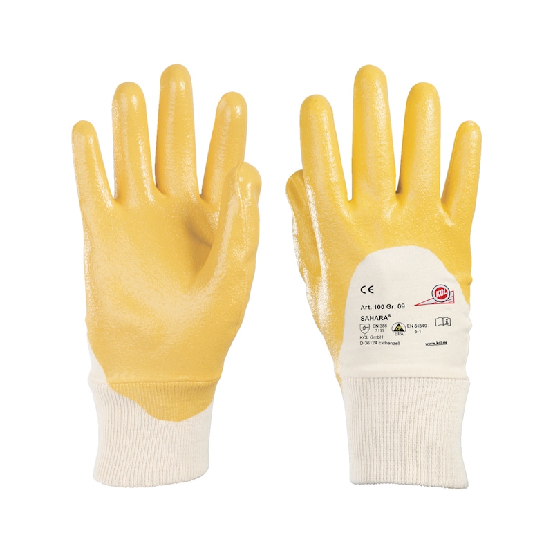 Nitrile glove Economy, yellow KCL Sahara 100