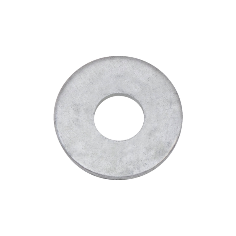Platte ring - serie groot ISO 7093-1, staal 200 HV, zinklamel, zilver (ZFSH) - 1