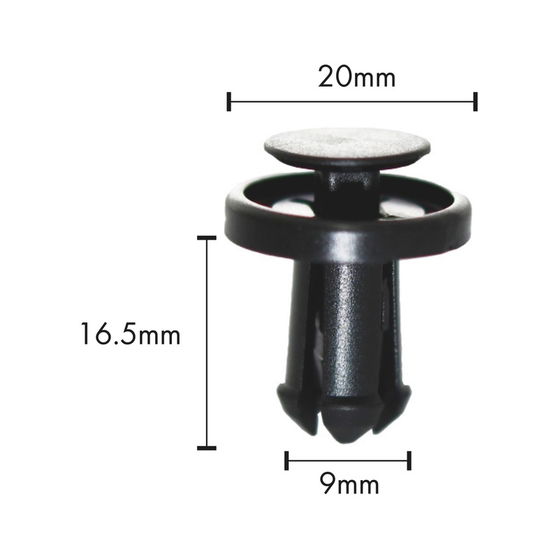 Push-in rivet, type S - MP-TOYOTA-75867-33050