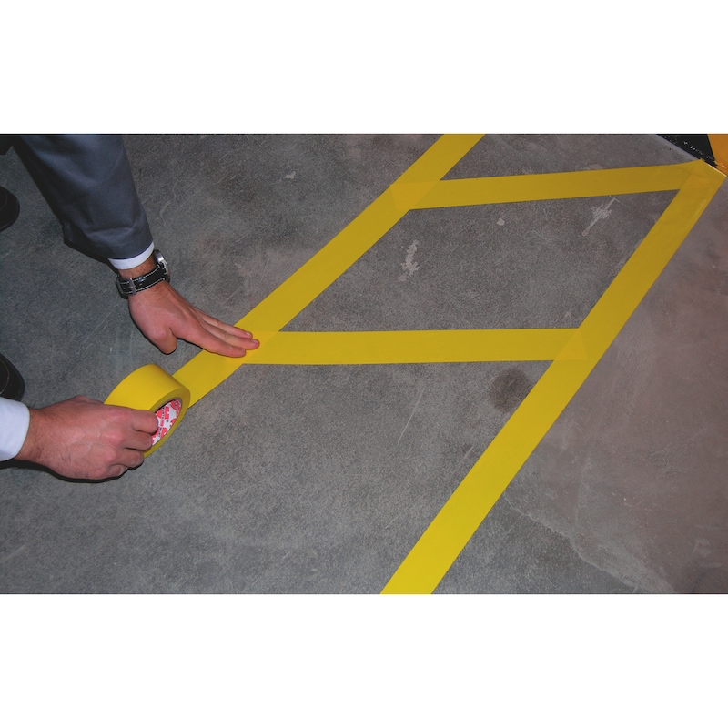 Warning marking adhesive tape for floors - 2