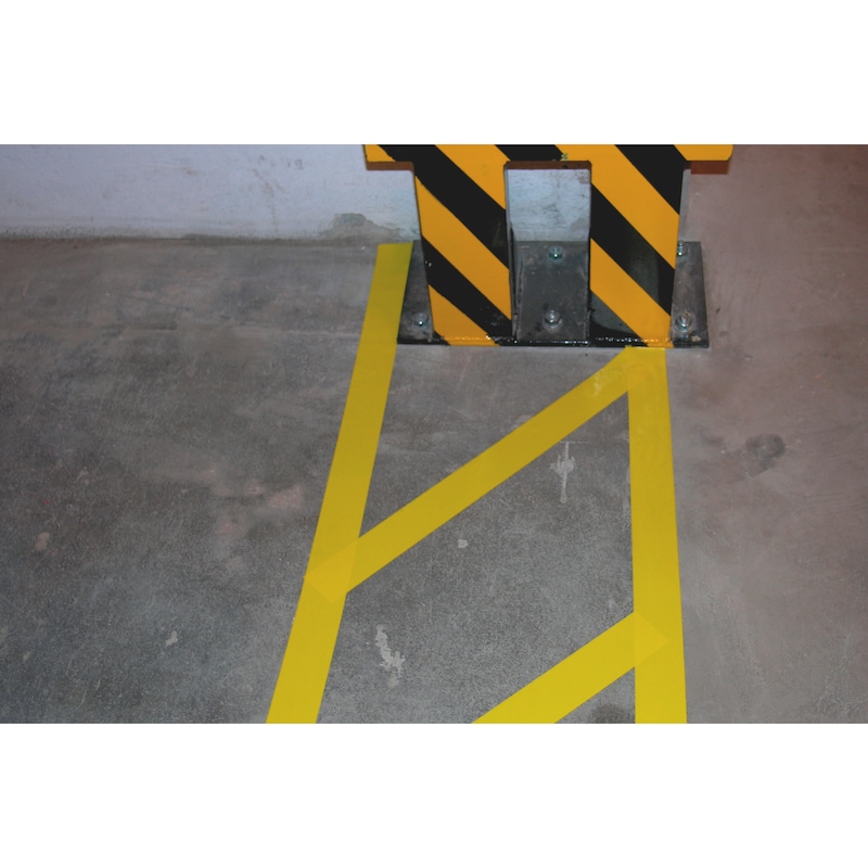 Warning marking adhesive tape for floors - 3