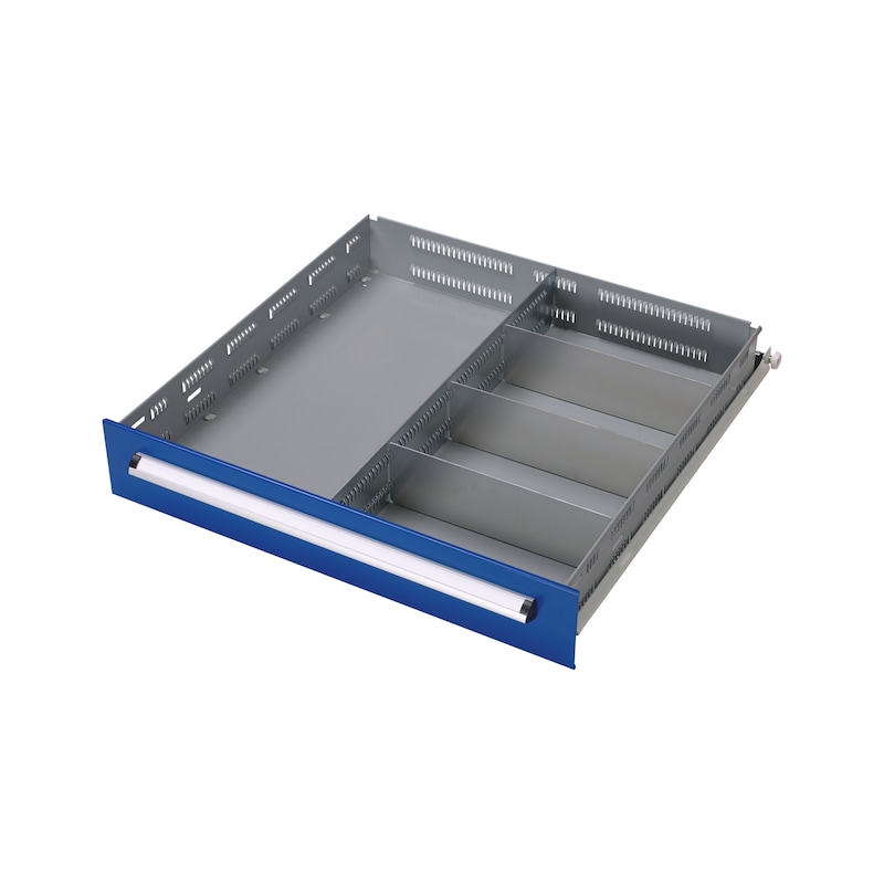 Kit de séparateurs de tiroir BASIC, 5 compartiments - KIT SEPARATEUR TIR. 700 S, 5 COMP&nbsp; 100MM