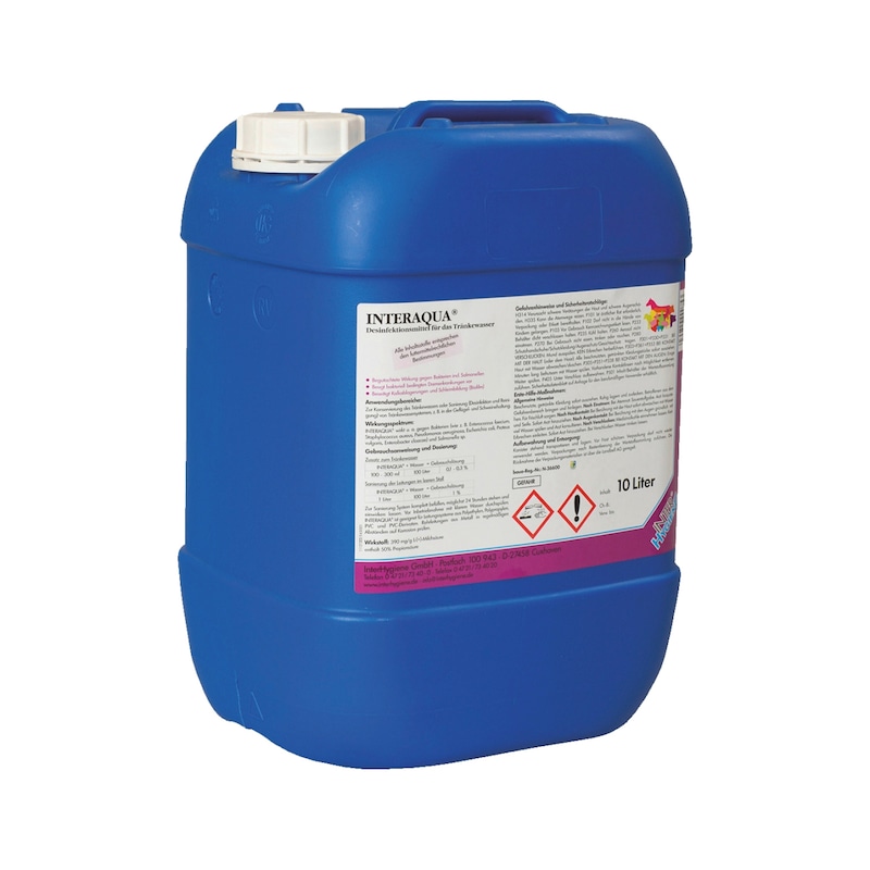 Interaqua<SUP>®</SUP> disinfection concentrate - 1