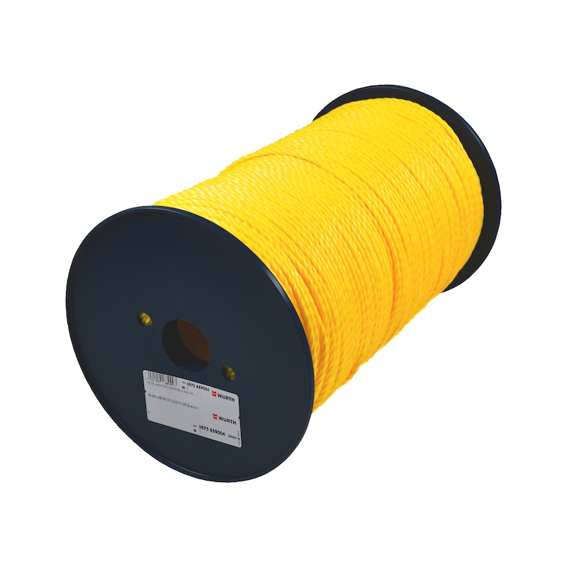 Tire-câble jaune  Polypropylène