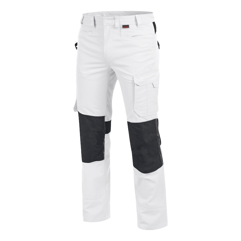 Cetus trousers - WORK TROUSERS CETUS WHITE/ANTHRACITE 25