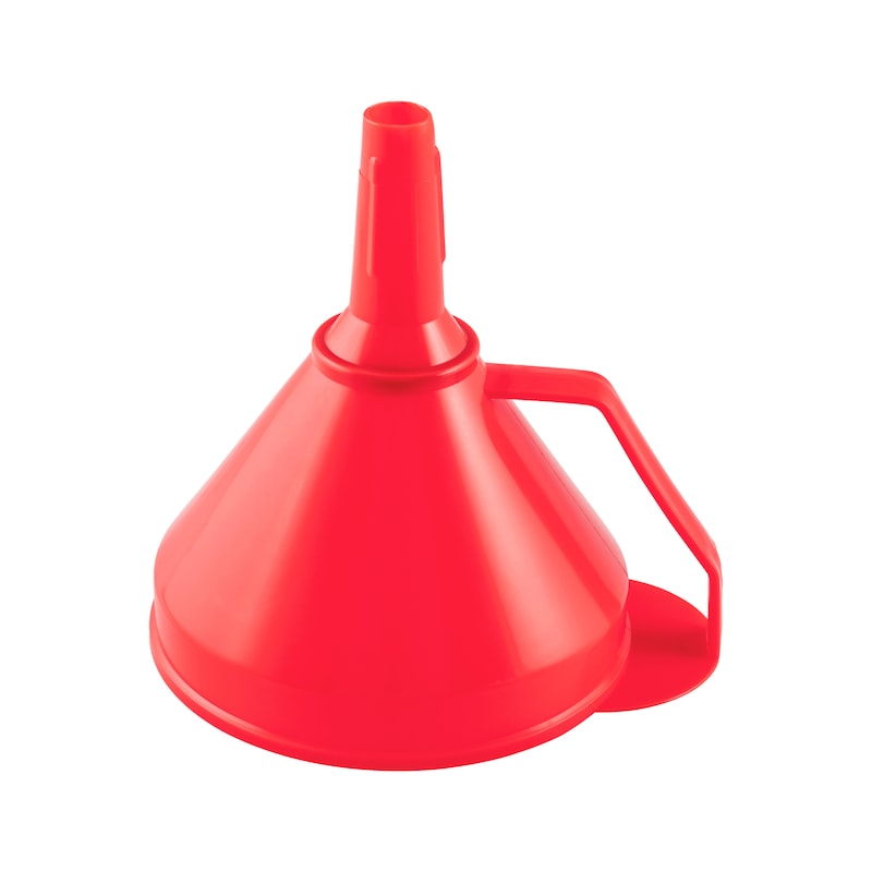 Plastic funnel With removable sieve - FUNL-PLA-HANDLE-FILTER-D160MM