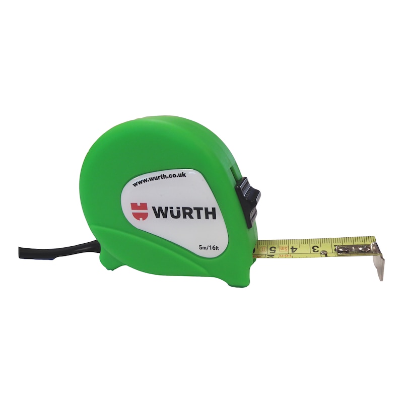 Pocket tape measure Pull-Lock MM/INCH - MSRETPE-POKT-(HI VIZ)-L5M-65X18X65MM