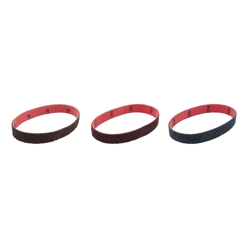 Non-woven sanding belt For RED PERFECT<SUP>®</SUP> 3D tube belt sander - 2