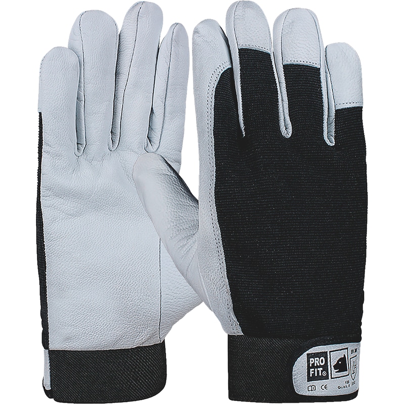 Protective glove, leather - GLOV-FITZNER-122-SZ11