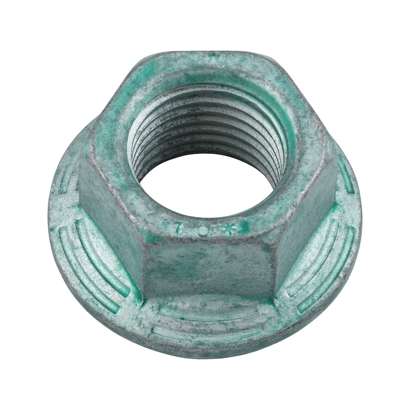 W-0263 steel 10 zinc flake green lubrication - 1