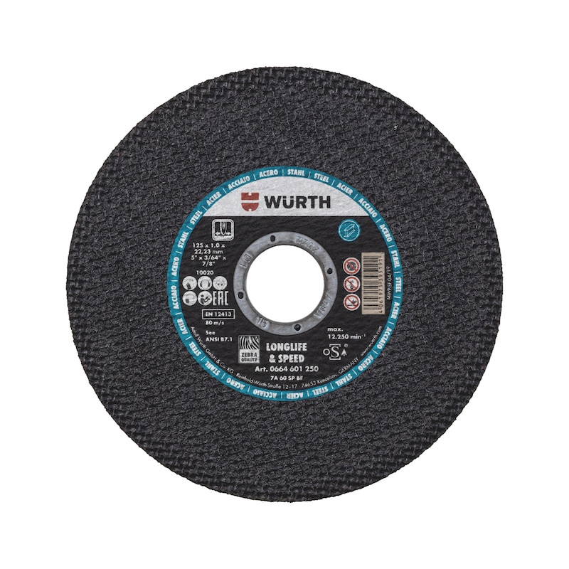 Cutting disc for steel Longlife and Speed promo pack 75 pieces - 2