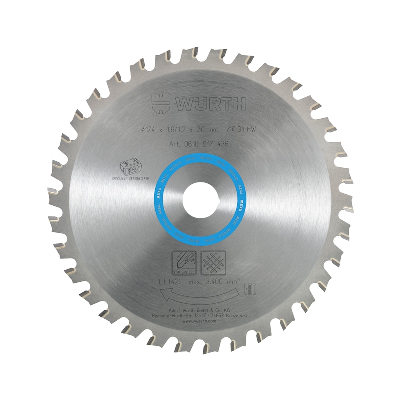 Metal circular saw blade For MHKS 28-A cordless metal hand-held circular saw
