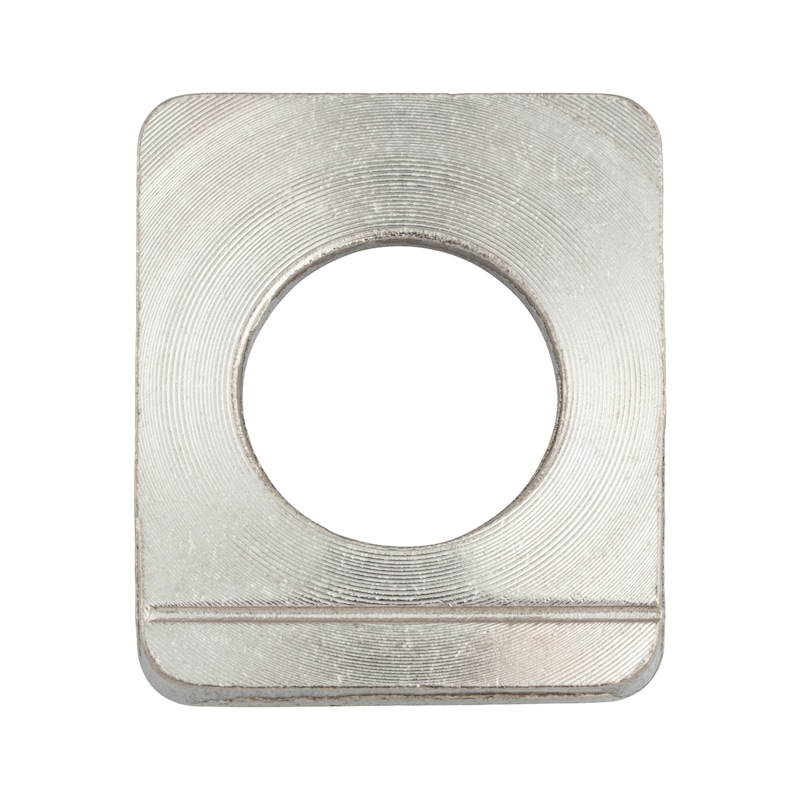 Rondelle carrée cunéiforme DIN 435, acier inoxydable A4, pour section I - 1