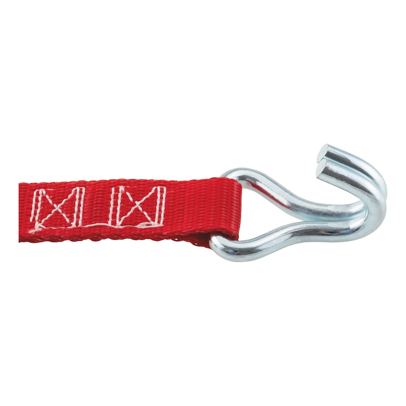Ratchet strap With long double J-hook - 3