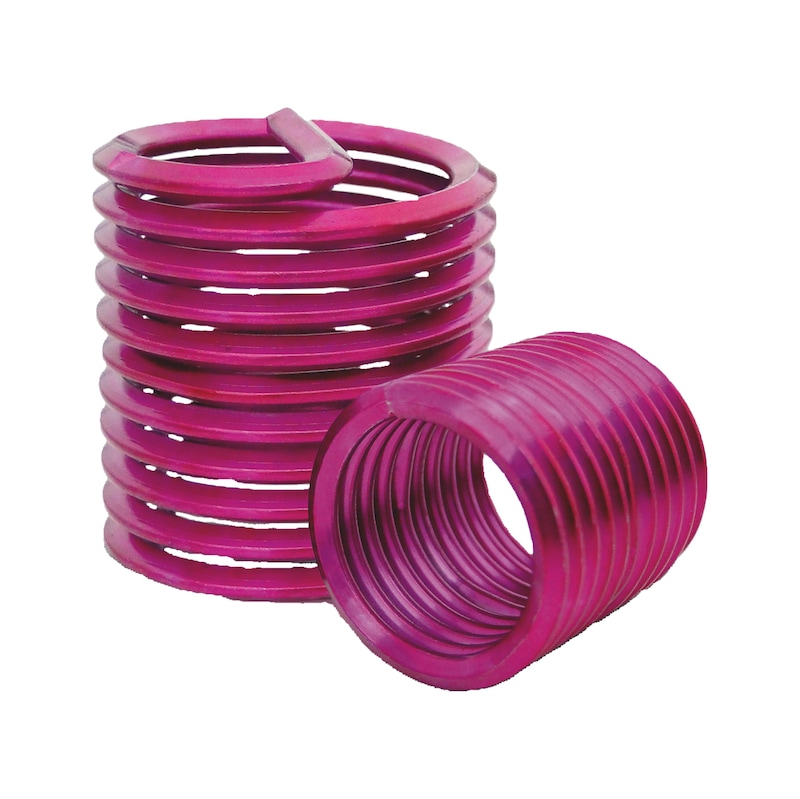 Helical insert W.TEC<SUP>®</SUP> INSERT COIL Screw Grip fine thread According to DIN 8140 - 1