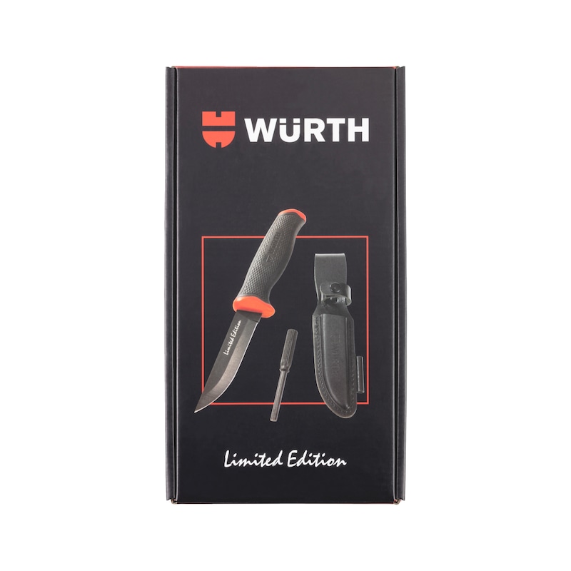 2-component universal knife set, limited edition 3 pieces - KNFE-UNI-SET-W.SHEATH/FIRESTARTER-3PCS