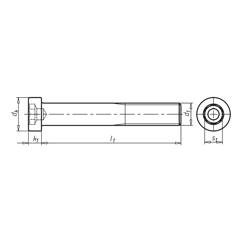 Cilinderkopschroeven met binnenzeskant met lage kop - 2