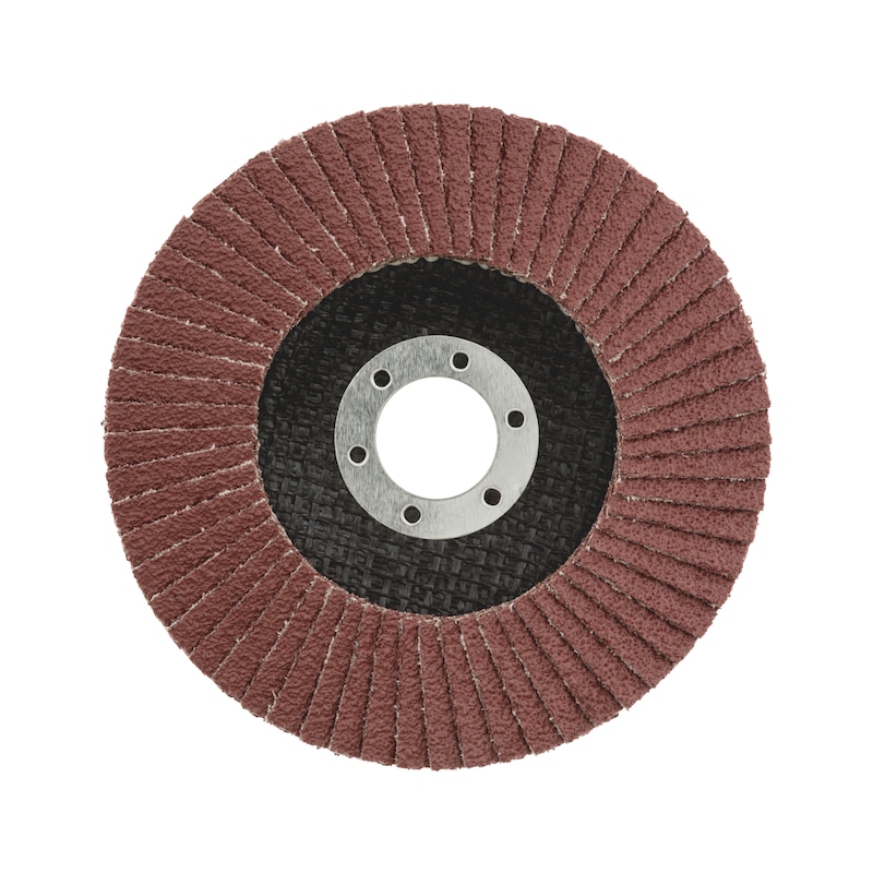 Segmented Grinding Disc for Steel Synthetic corundum - FLPDISC-NC-CLTH-SR-BR22,23-G40-D125