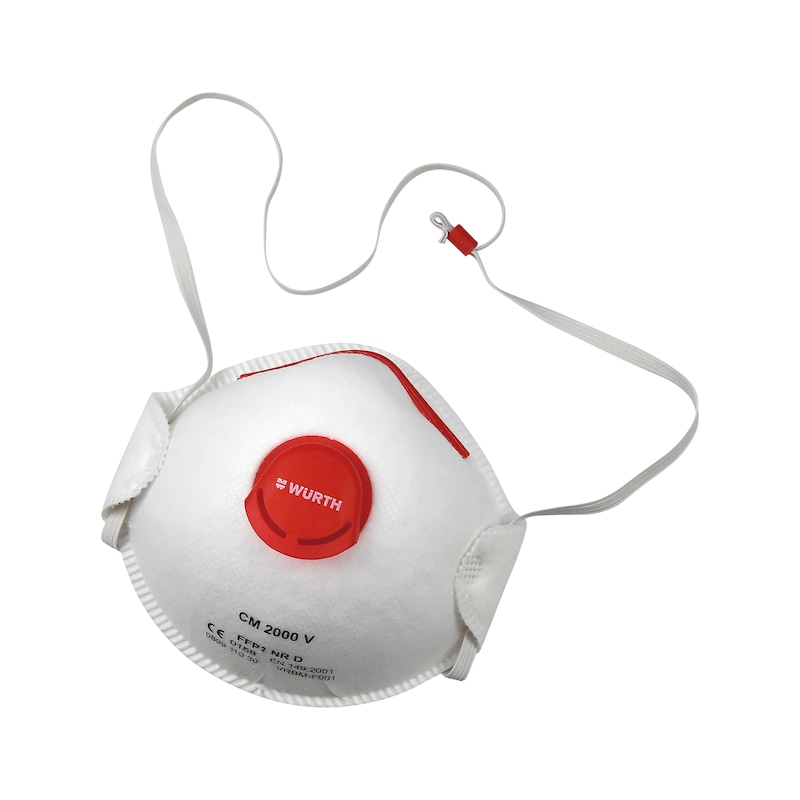 Masque de protection respiratoire jetable FFP2&nbsp;CM&nbsp;2000 avec valve
