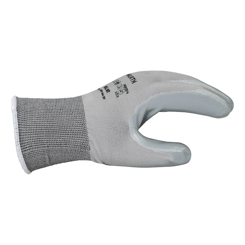 Nitrilové rukavice WELL NIT, šedé, vel.8