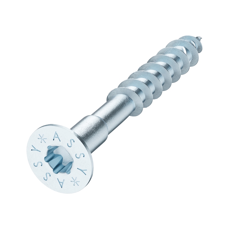 ASSY<SUP>®</SUP> 4 CSMP HO universal screw with access hole Steel zinc plated partial thread countersunk milling pocket head - 16