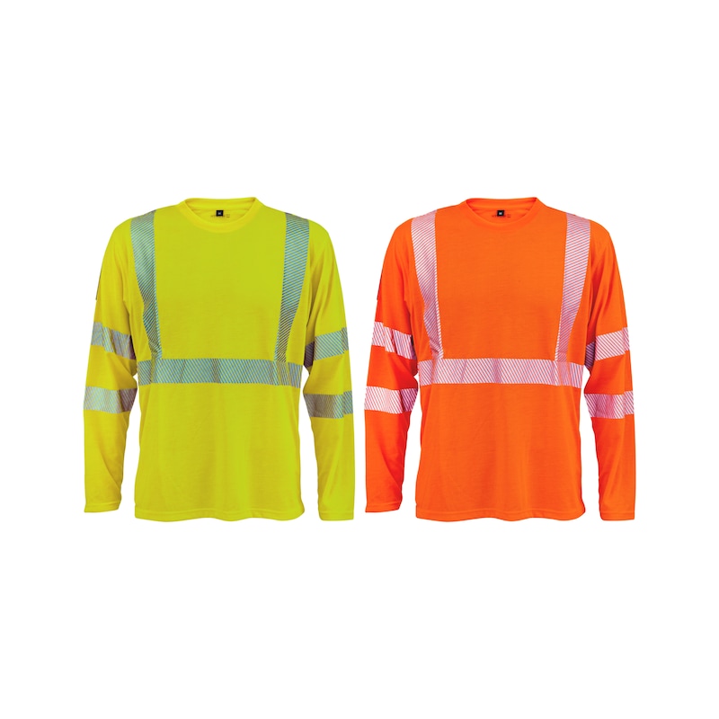 High-visibility shirt long-sleeved with reflectors from eShop