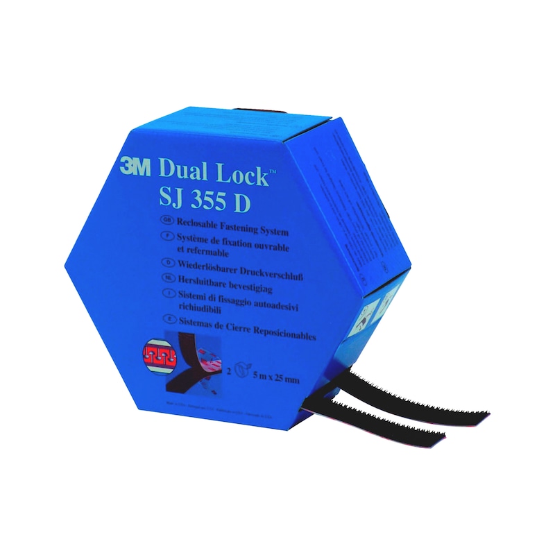 3M™ Dual Lock™ selbstklebendes Befestigungsband - SJ355D DU LOCK DRUCKVER.SCHW. REF. 34518