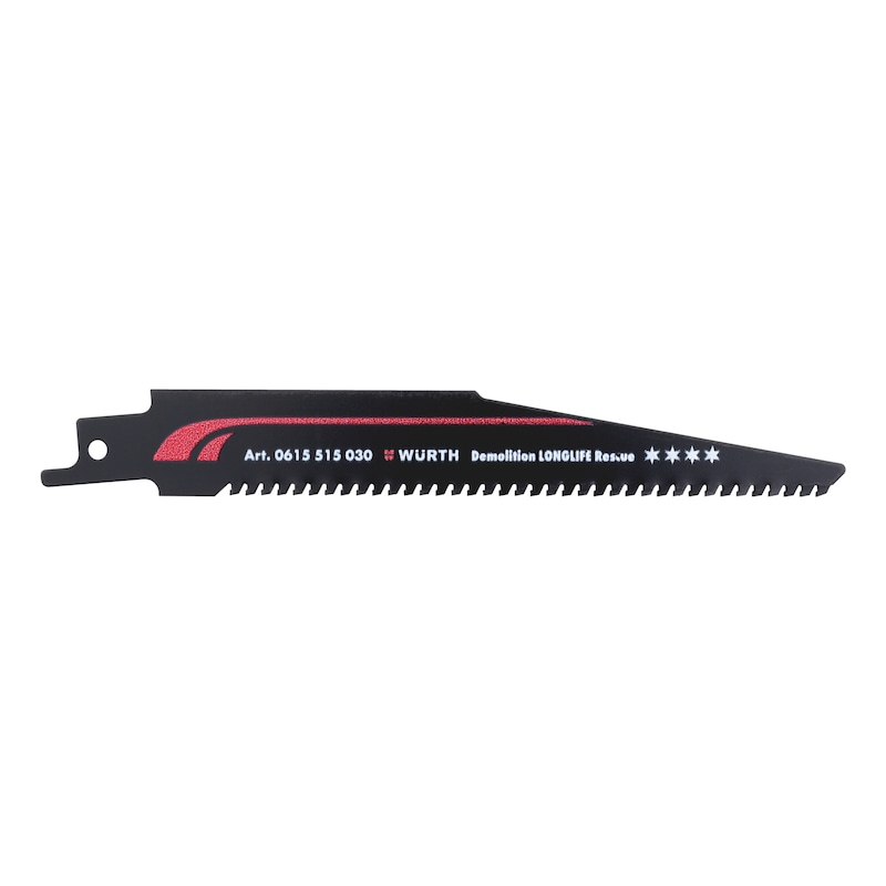 Sabre saw blade Rescue, four stars For rescue operations - SSB-MET-3STK-DEMOLITION-LL-RESCUE150X3,0