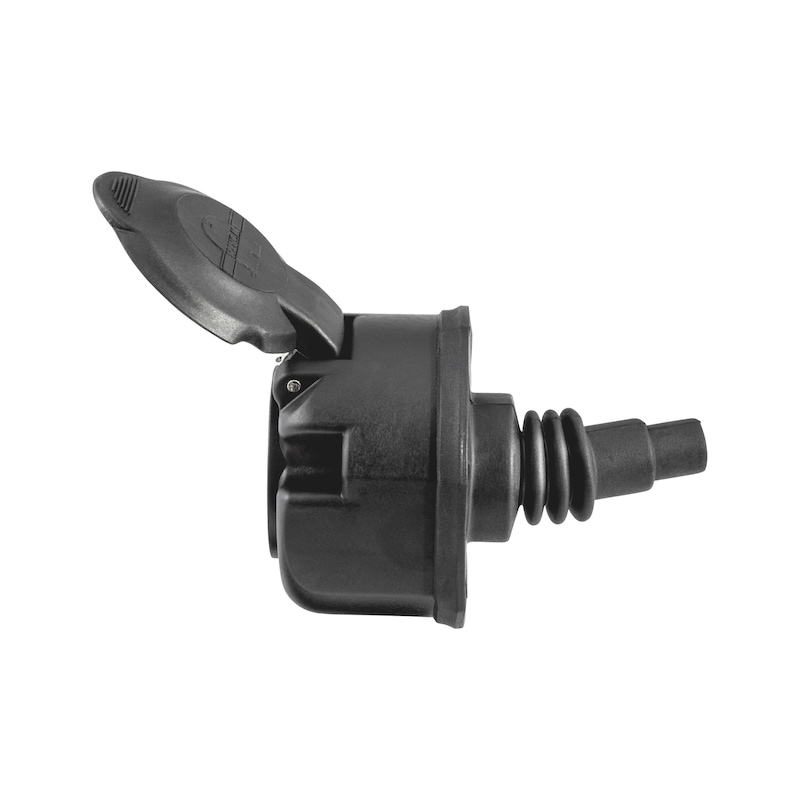 13-pin socket 12V With cut-off contact for rear fog light - PLGCON-SKT-BAYONET-PLA-13PIN-12V